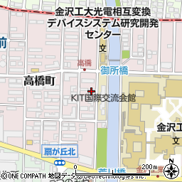 石川県野々市市高橋町14-15周辺の地図