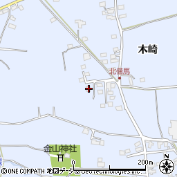 長野県大町市平木崎7743周辺の地図