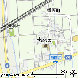 石川県白山市番匠町281周辺の地図