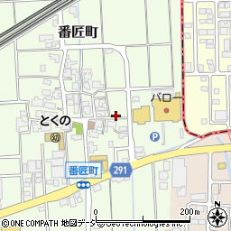 石川県白山市番匠町121周辺の地図