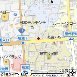 長野県千曲市桜堂488周辺の地図