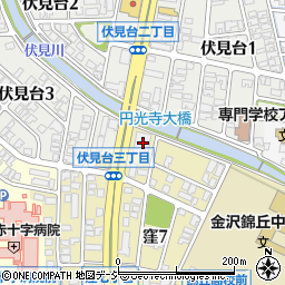 ｅｍｕ‐ａｃａｄｅｍｙ　金沢校周辺の地図