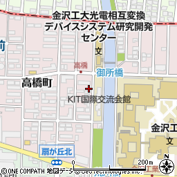 石川県野々市市高橋町14-14周辺の地図