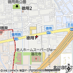 〒921-8842 石川県野々市市徳用の地図