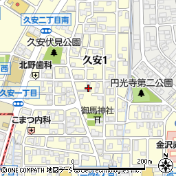 金沢イカリ消毒周辺の地図