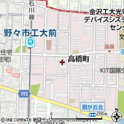 ヒマワリアパートメント（金沢工大学生寮）周辺の地図