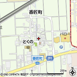 石川県白山市番匠町166周辺の地図