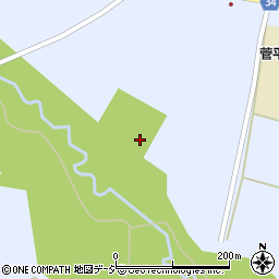 上小猟友会菅平射撃場周辺の地図