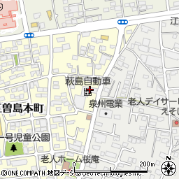 萩島自動車周辺の地図