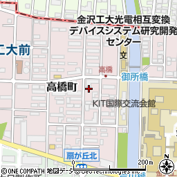 石川県野々市市高橋町14-41周辺の地図