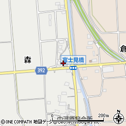 長野県千曲市森415周辺の地図