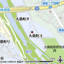 石川県金沢市大桑町ヨ周辺の地図
