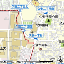金沢工業大学　臨床心理センター周辺の地図