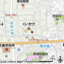 長野県千曲市杭瀬下3丁目76周辺の地図