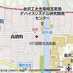 石川県野々市市高橋町14-13周辺の地図