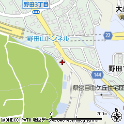 石川県金沢市野田町（ヨ）周辺の地図
