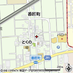 石川県白山市番匠町167-3周辺の地図
