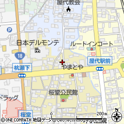 長野県千曲市桜堂517周辺の地図