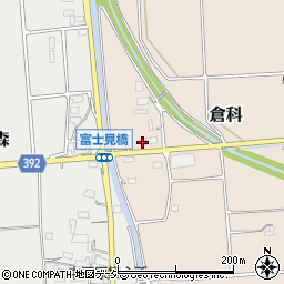 倉科簡易郵便局周辺の地図