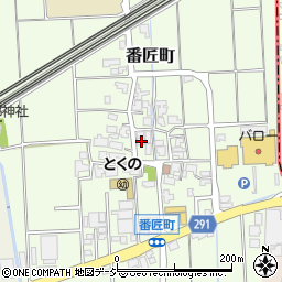 石川県白山市番匠町202-1周辺の地図