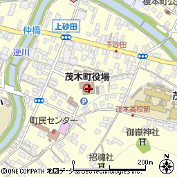 栃木県芳賀郡茂木町周辺の地図