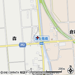 長野県千曲市森412周辺の地図
