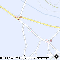 長野県大町市平二ツ屋2583周辺の地図