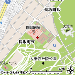 石川県金沢市長坂町チ周辺の地図