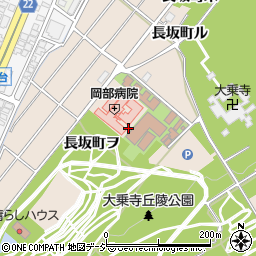 石川県金沢市長坂町（チ）周辺の地図