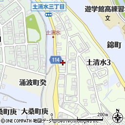 石川県金沢市土清水3丁目223周辺の地図