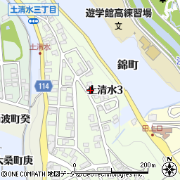 石川県金沢市土清水3丁目104周辺の地図