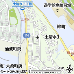 石川県金沢市土清水3丁目37周辺の地図