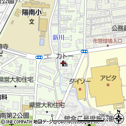 株式会社カトー　工場直通周辺の地図