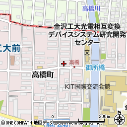 石川県野々市市高橋町6-30周辺の地図