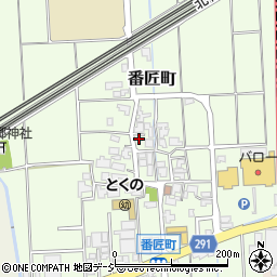 石川県白山市番匠町199-3周辺の地図