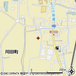 栃木県宇都宮市川田町周辺の地図
