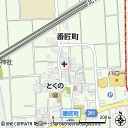 石川県白山市番匠町196周辺の地図