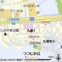 〒921-8045 石川県金沢市大桑の地図