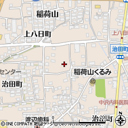長野県千曲市稲荷山周辺の地図