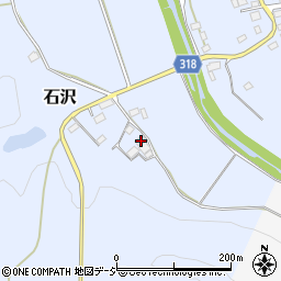 茨城県常陸大宮市石沢34周辺の地図