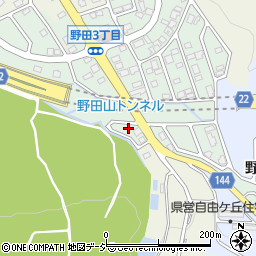 石川県金沢市野田1丁目6周辺の地図