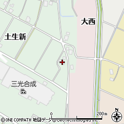 富山県南砺市土生新1123周辺の地図