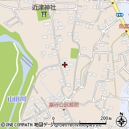 茨城県常陸太田市薬谷町452周辺の地図