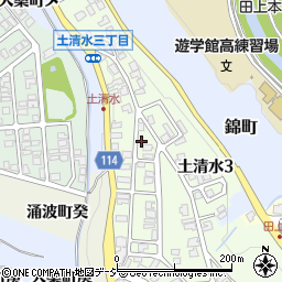 石川県金沢市土清水3丁目129周辺の地図