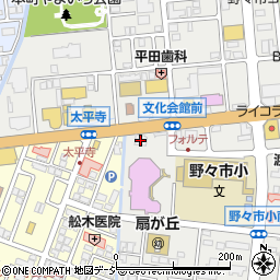 株式会社絹川商事　野々市中央支店周辺の地図