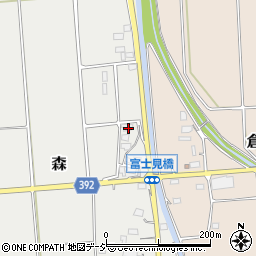 長野県千曲市森404-3周辺の地図