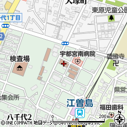栃木県交通会館周辺の地図