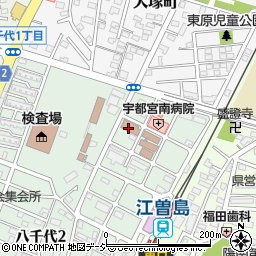 栃木県　バス協会（一般社団法人）周辺の地図