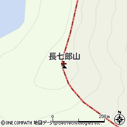 長七郎山周辺の地図
