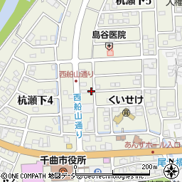長野県千曲市杭瀬下3丁目50周辺の地図